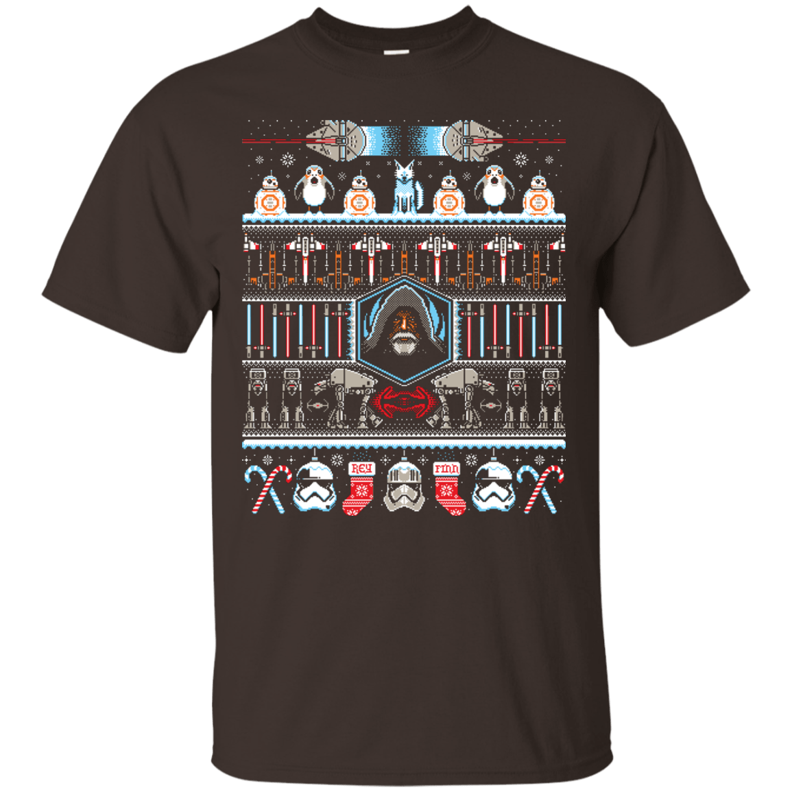 T-Shirts Dark Chocolate / Small The Last Jedi T-Shirt