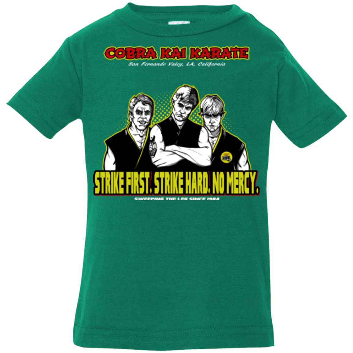 T-Shirts Kelly / 6 Months The Leg Sweepers Infant Premium T-Shirt