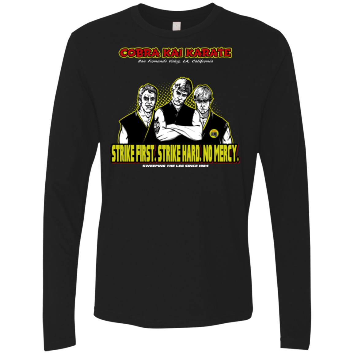 T-Shirts Black / Small The Leg Sweepers Men's Premium Long Sleeve