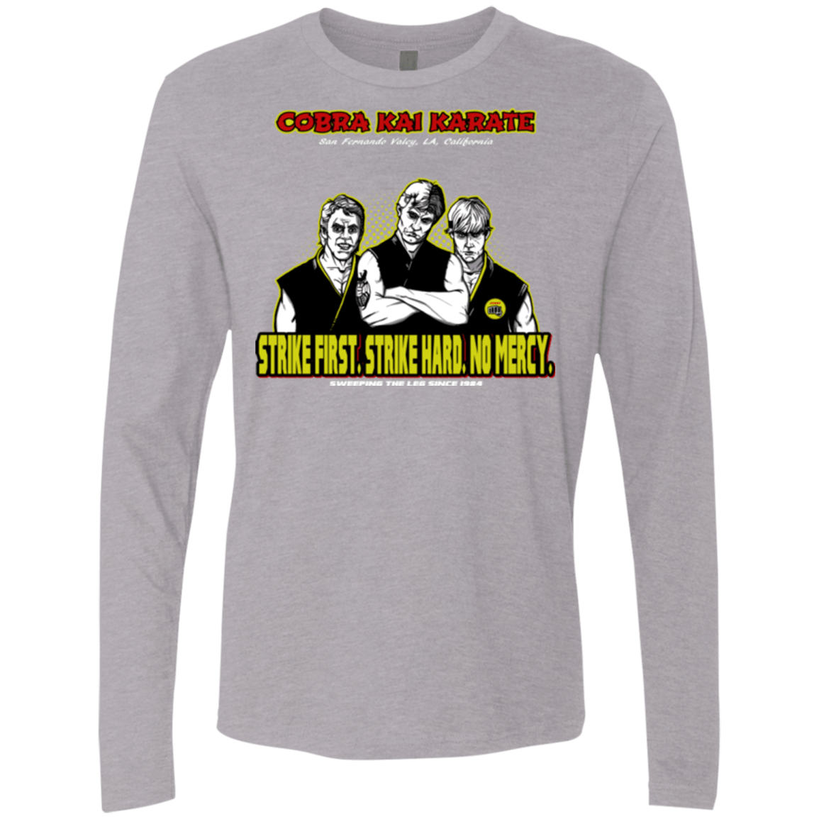 T-Shirts Heather Grey / Small The Leg Sweepers Men's Premium Long Sleeve