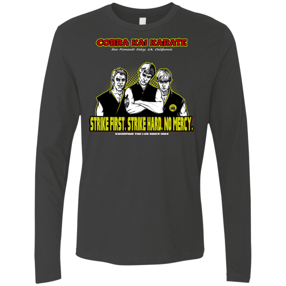 T-Shirts Heavy Metal / Small The Leg Sweepers Men's Premium Long Sleeve