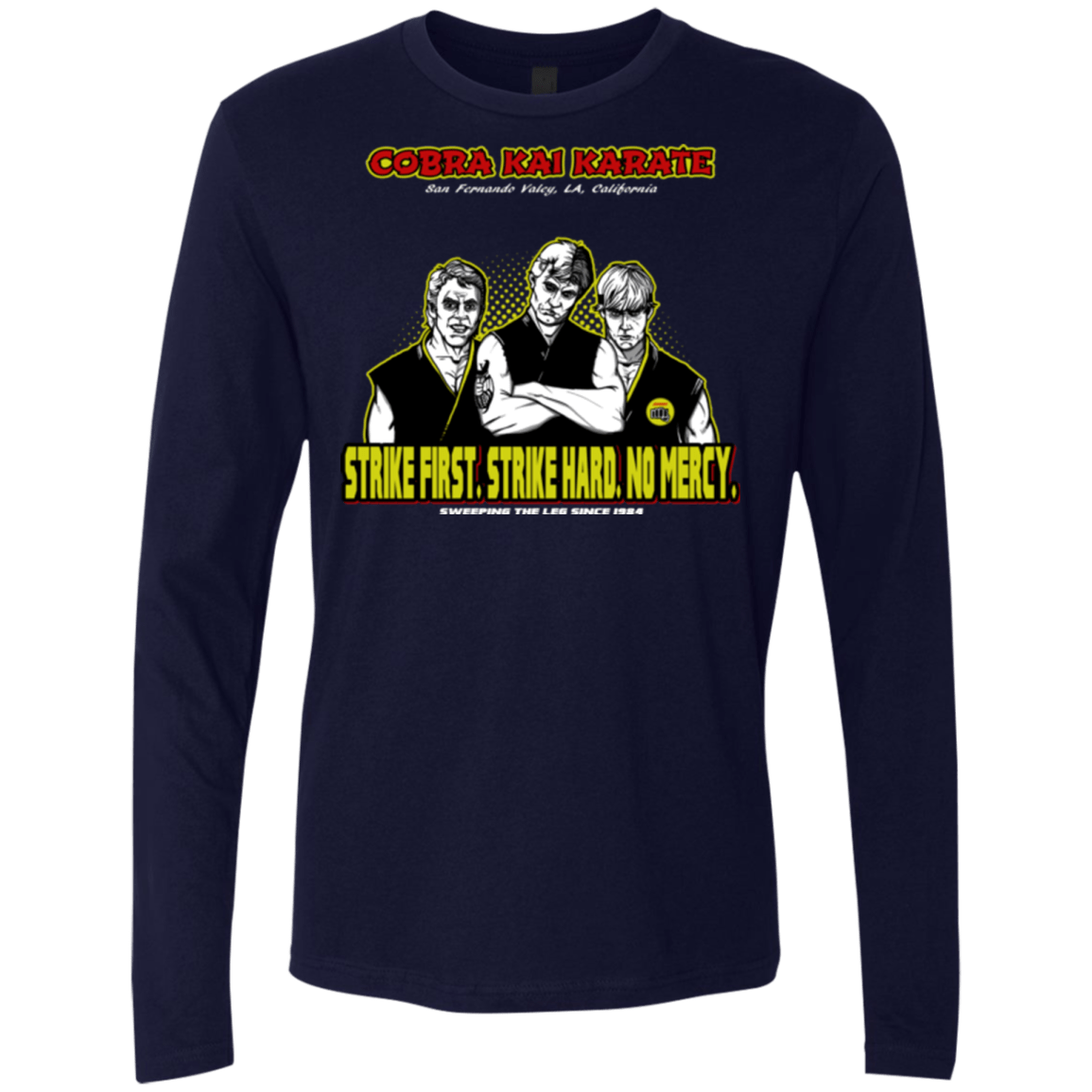 T-Shirts Midnight Navy / Small The Leg Sweepers Men's Premium Long Sleeve