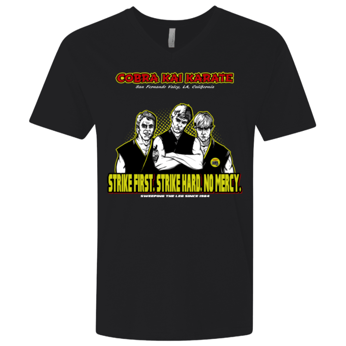 T-Shirts Black / X-Small The Leg Sweepers Men's Premium V-Neck