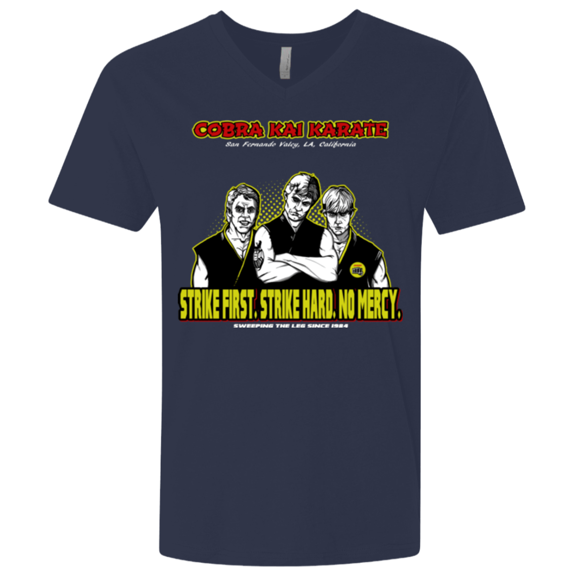 T-Shirts Midnight Navy / X-Small The Leg Sweepers Men's Premium V-Neck