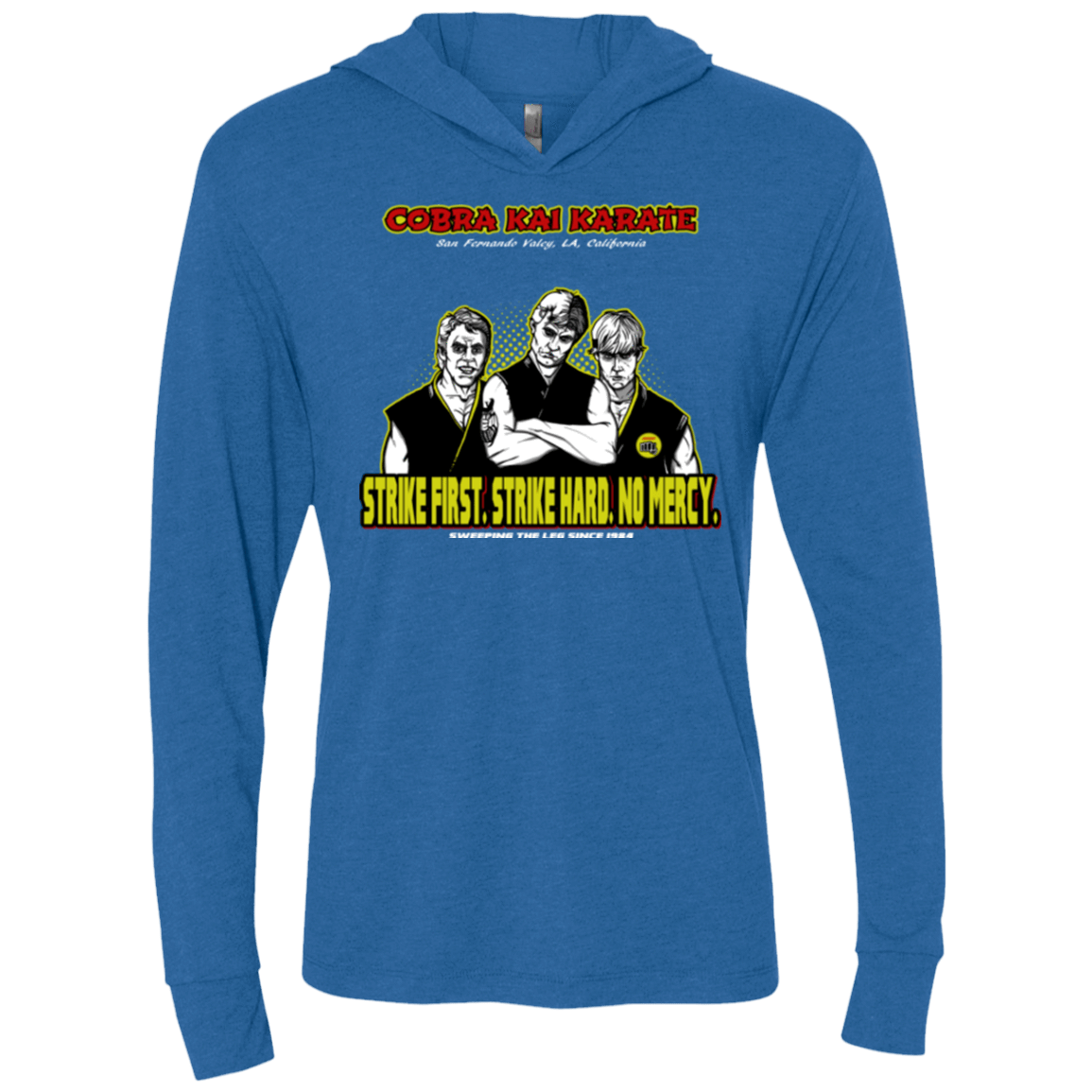 T-Shirts Vintage Royal / X-Small The Leg Sweepers Triblend Long Sleeve Hoodie Tee