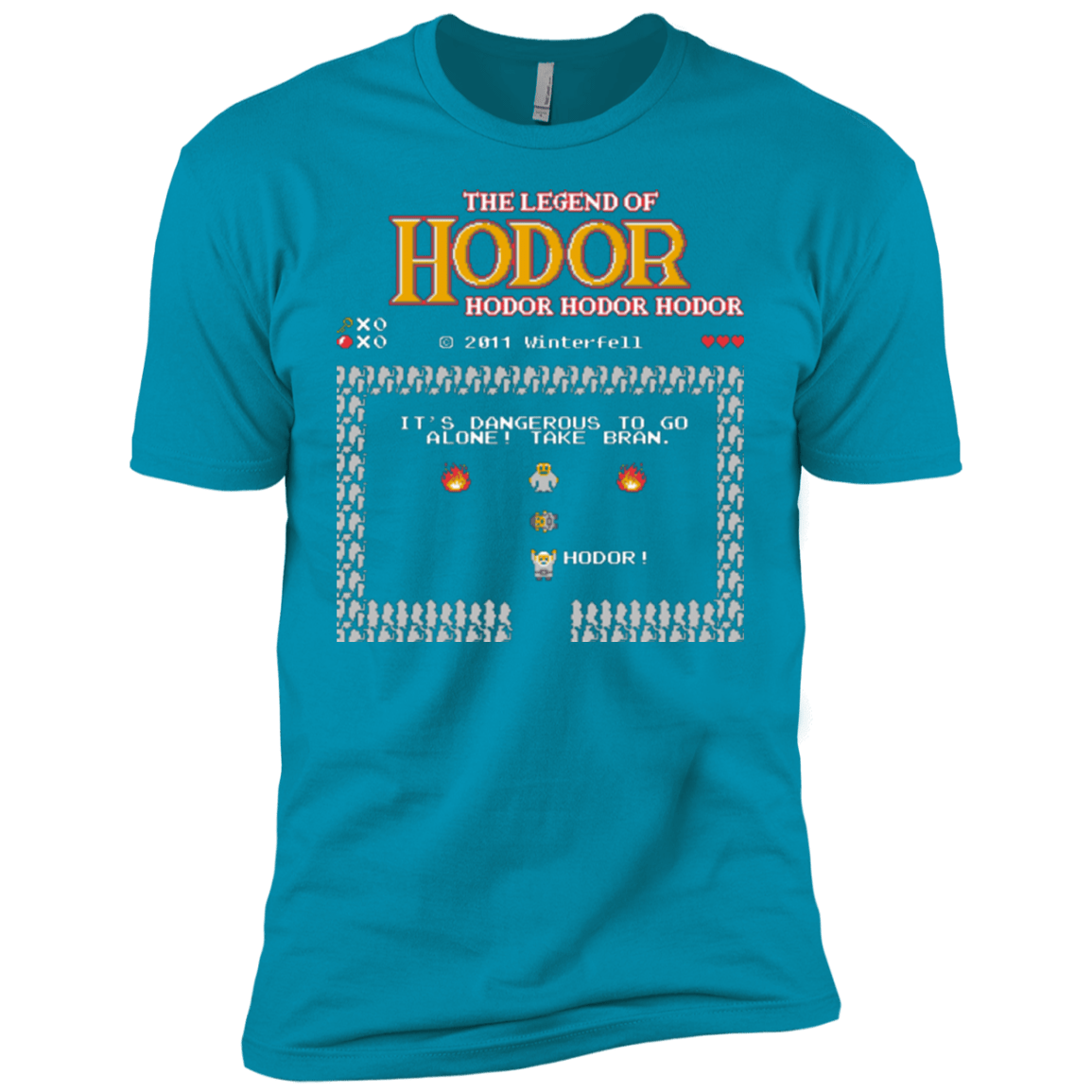 T-Shirts Turquoise / YXS The Legend of Hodor Boys Premium T-Shirt