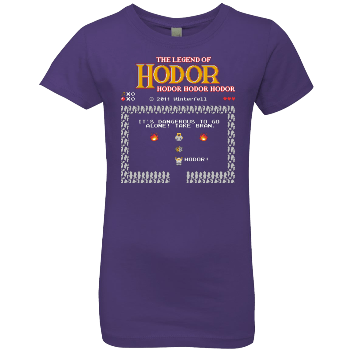 T-Shirts Purple Rush / YXS The Legend of Hodor Girls Premium T-Shirt