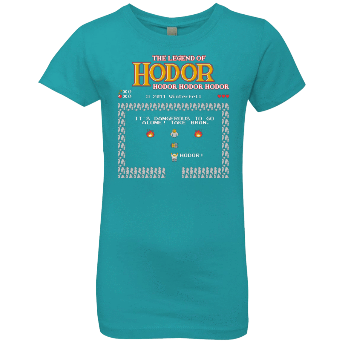 T-Shirts Tahiti Blue / YXS The Legend of Hodor Girls Premium T-Shirt