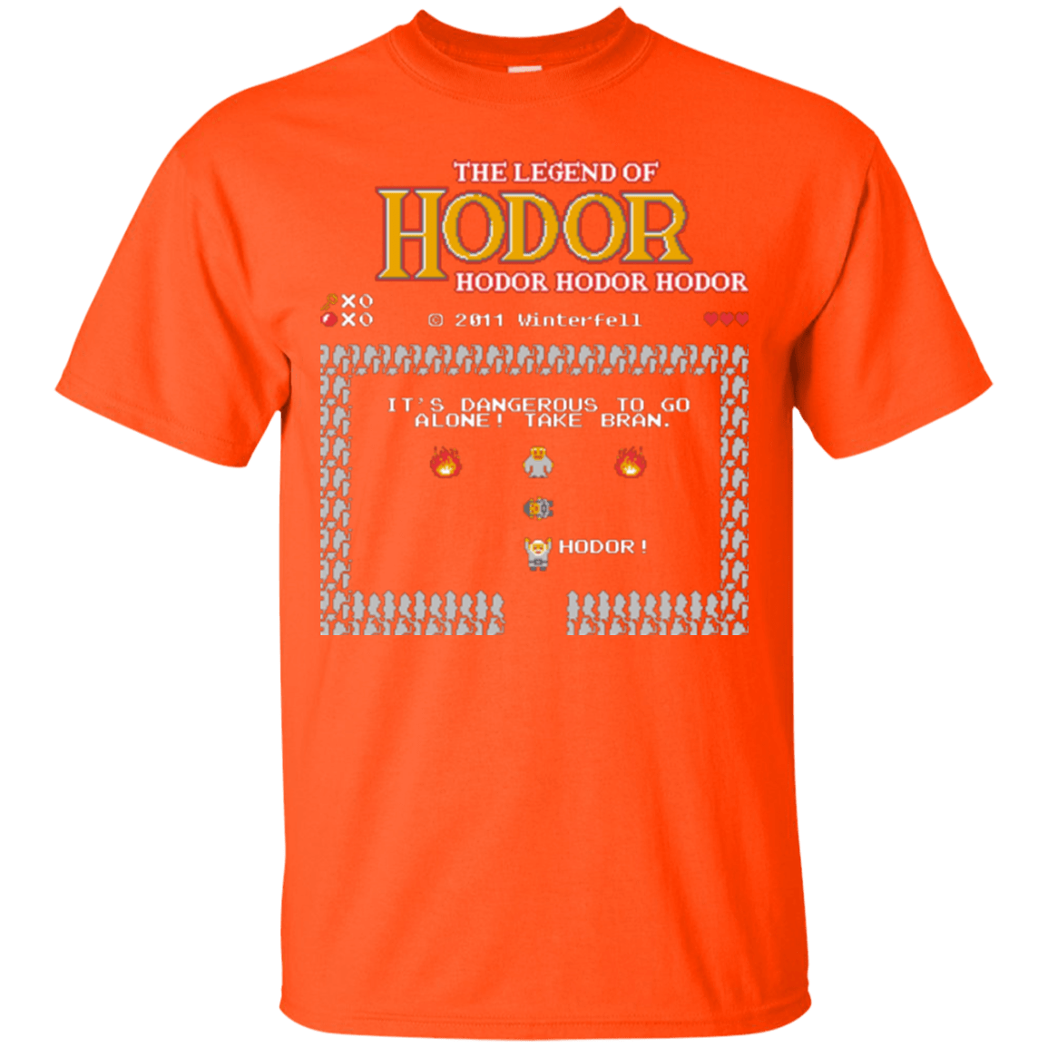 T-Shirts Orange / Small The Legend of Hodor T-Shirt