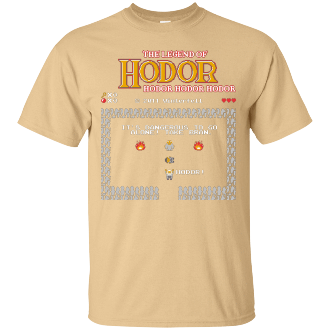 T-Shirts Vegas Gold / Small The Legend of Hodor T-Shirt