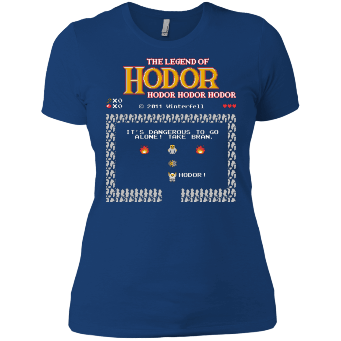 T-Shirts Royal / X-Small The Legend of Hodor Women's Premium T-Shirt