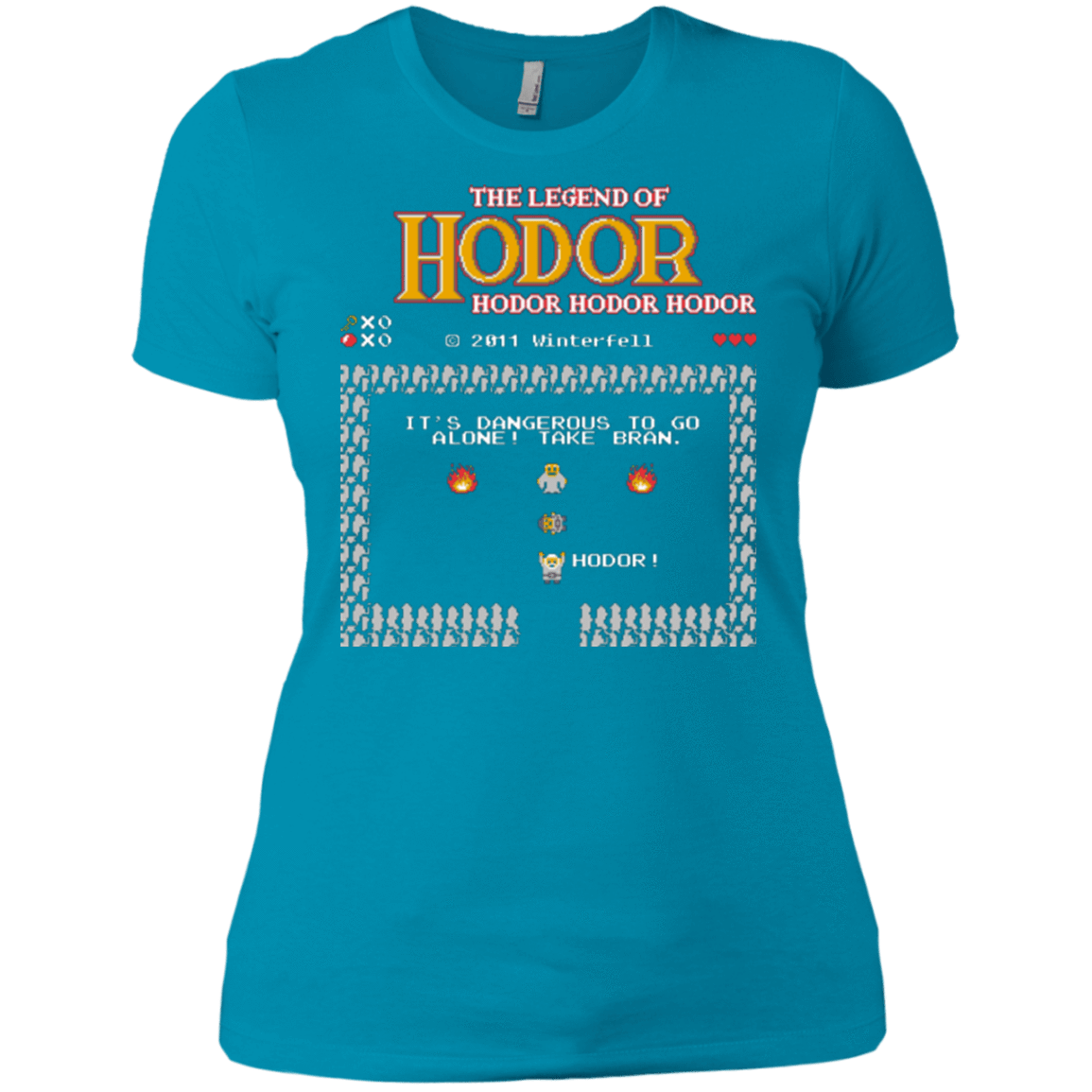 T-Shirts Turquoise / X-Small The Legend of Hodor Women's Premium T-Shirt
