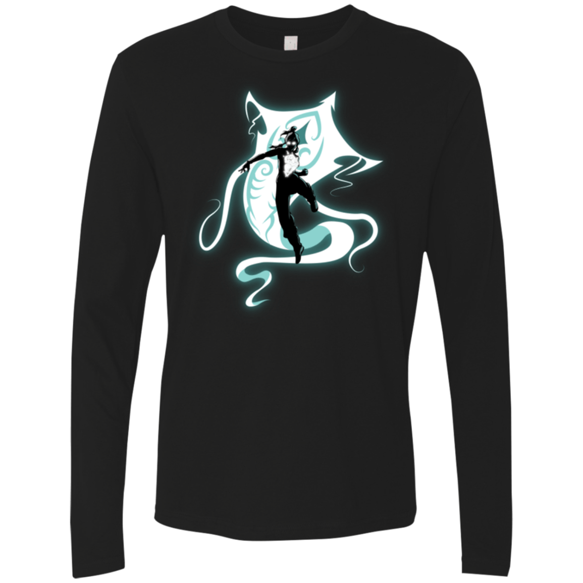 T-Shirts Black / Small The Legend Of Korra Avatar State V2 Men's Premium Long Sleeve