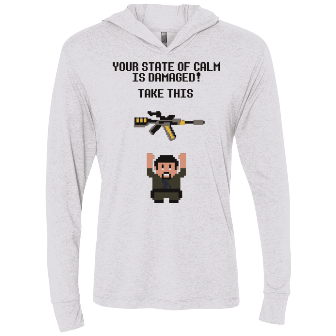 T-Shirts Heather White / X-Small The Legend of Vera Triblend Long Sleeve Hoodie Tee