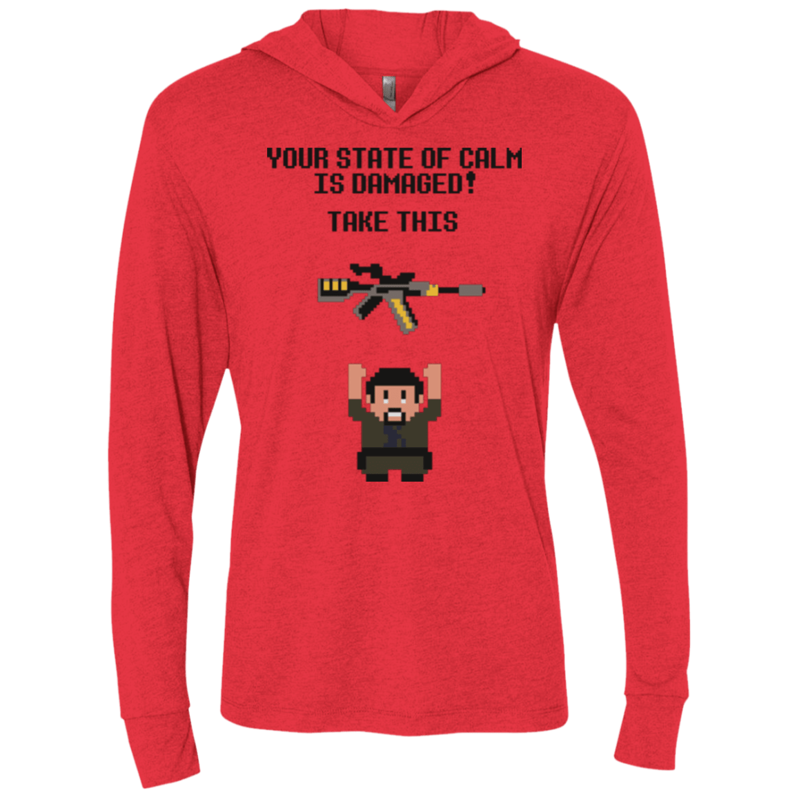 T-Shirts Vintage Red / X-Small The Legend of Vera Triblend Long Sleeve Hoodie Tee