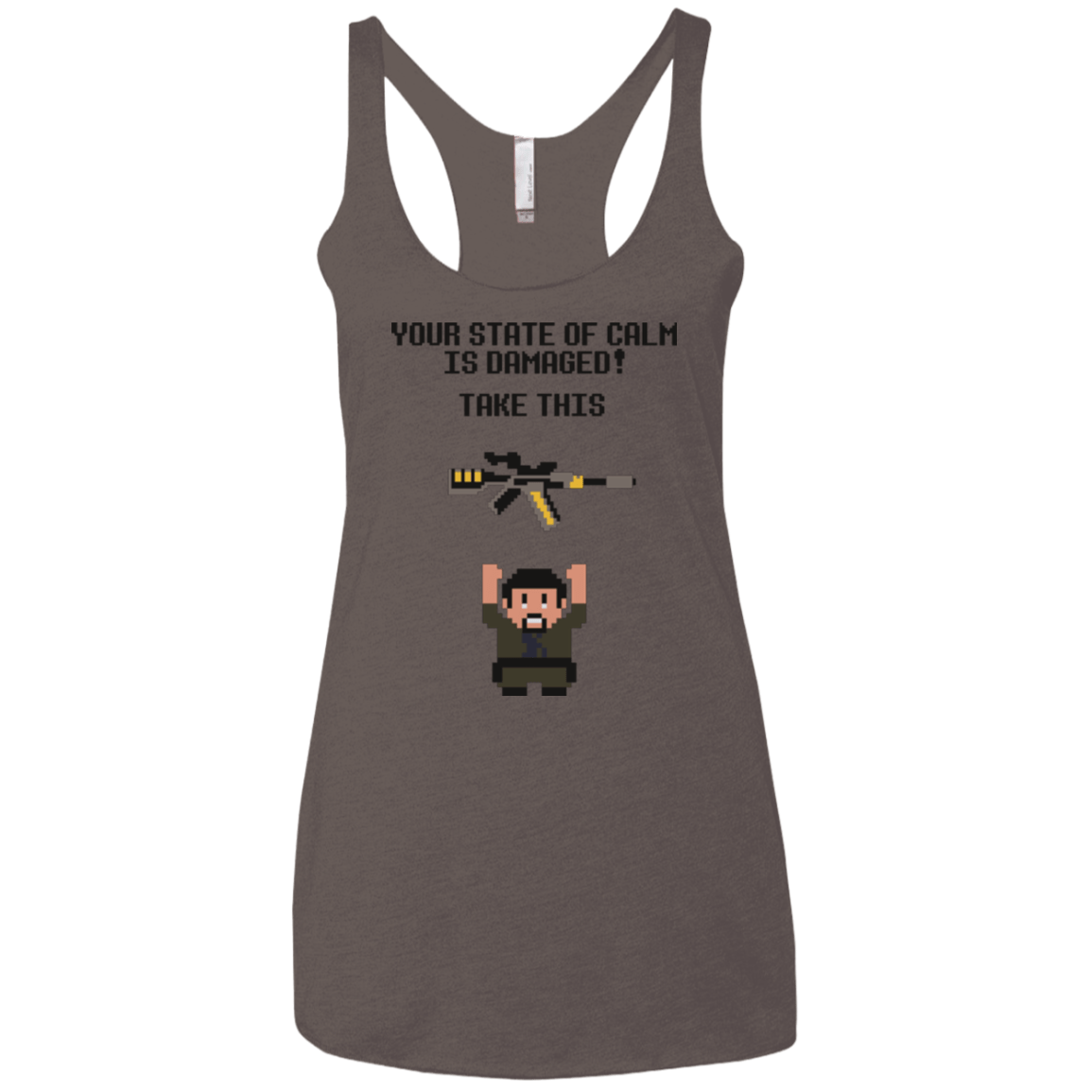 T-Shirts Macchiato / X-Small The Legend of Vera Women's Triblend Racerback Tank