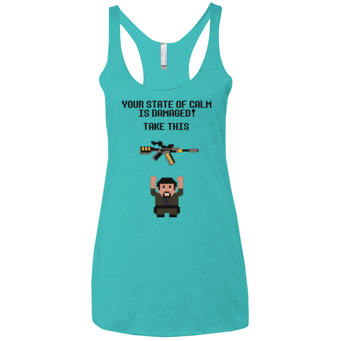 T-Shirts Tahiti Blue / X-Small The Legend of Vera Women's Triblend Racerback Tank