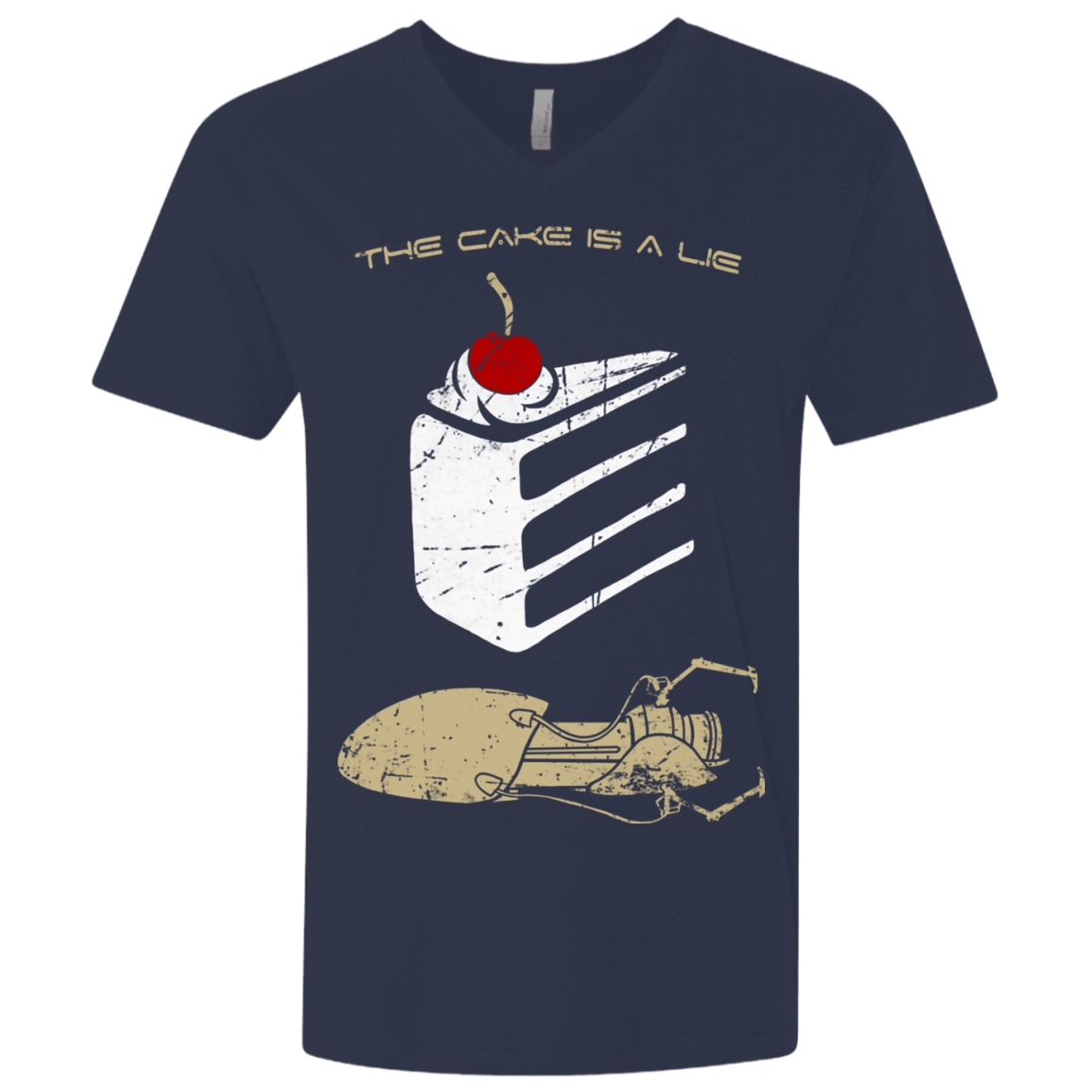T-Shirts Midnight Navy / X-Small The Lie Men's Premium V-Neck