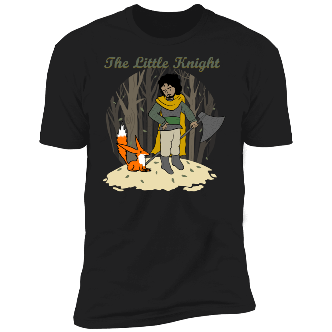 T-Shirts Black / X-Small The Little Knight Men's Premium T-Shirt