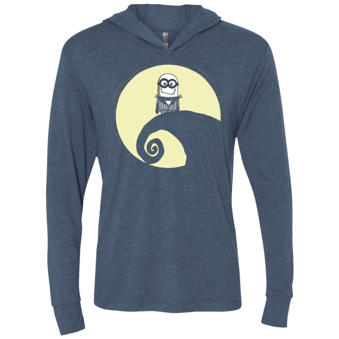 T-Shirts Indigo / X-Small THE LITTLE NIGHTMARE Triblend Long Sleeve Hoodie Tee
