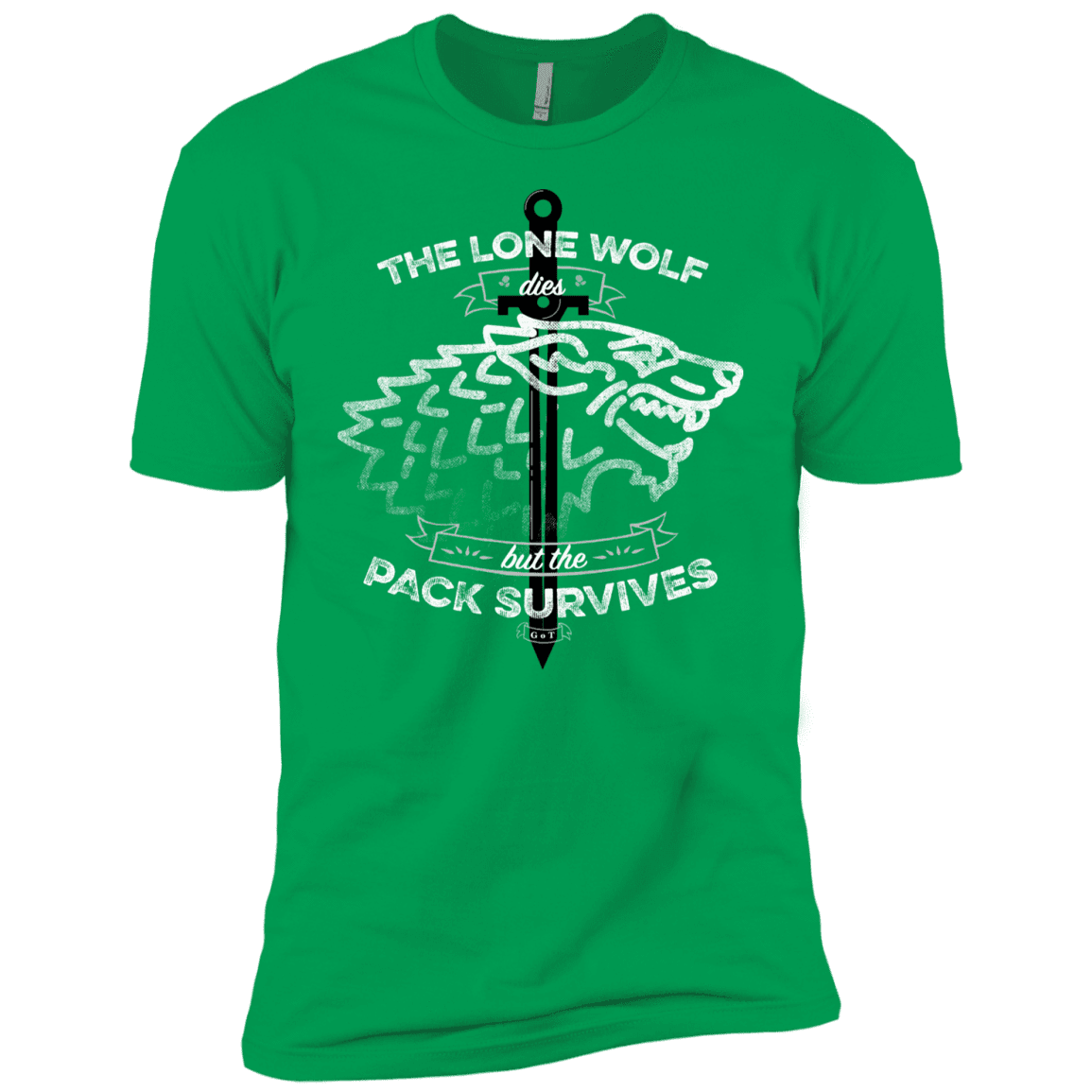 T-Shirts Kelly Green / YXS The Lone Wolf Boys Premium T-Shirt