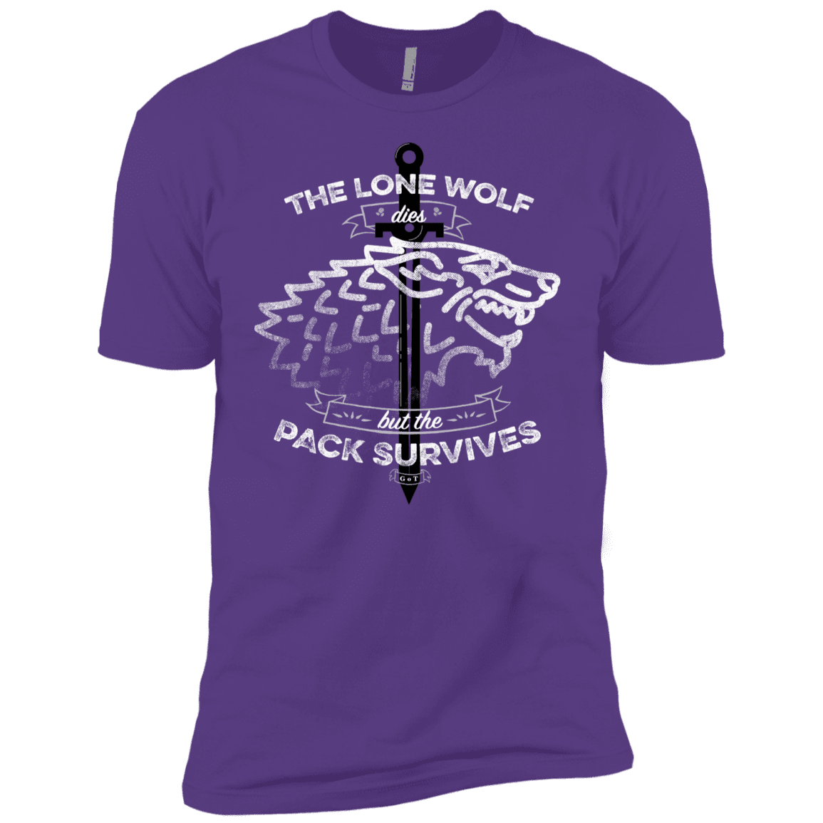 T-Shirts Purple Rush / YXS The Lone Wolf Boys Premium T-Shirt