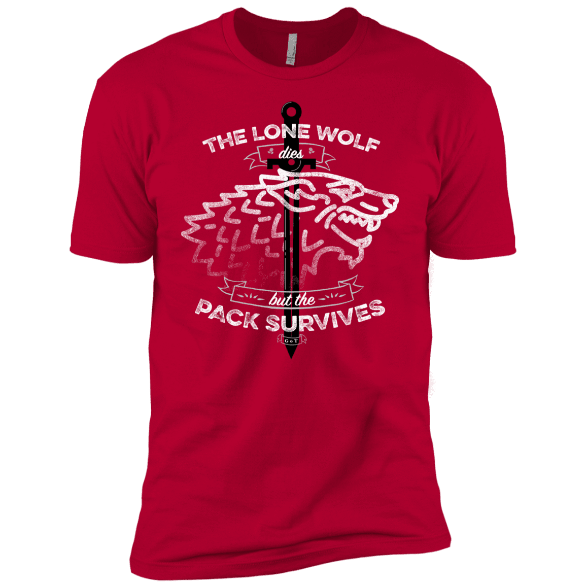 T-Shirts Red / YXS The Lone Wolf Boys Premium T-Shirt
