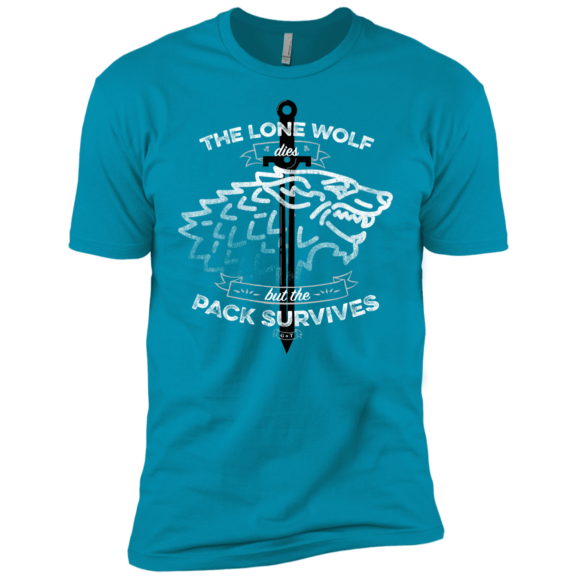 T-Shirts Turquoise / YXS The Lone Wolf Boys Premium T-Shirt