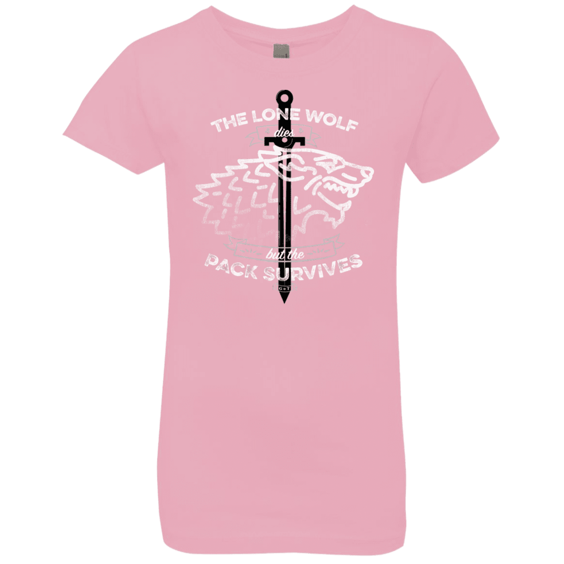 T-Shirts Light Pink / YXS The Lone Wolf Girls Premium T-Shirt
