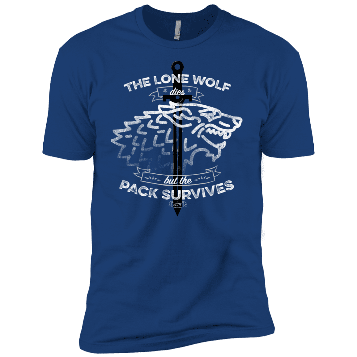 T-Shirts Royal / X-Small The Lone Wolf Men's Premium T-Shirt