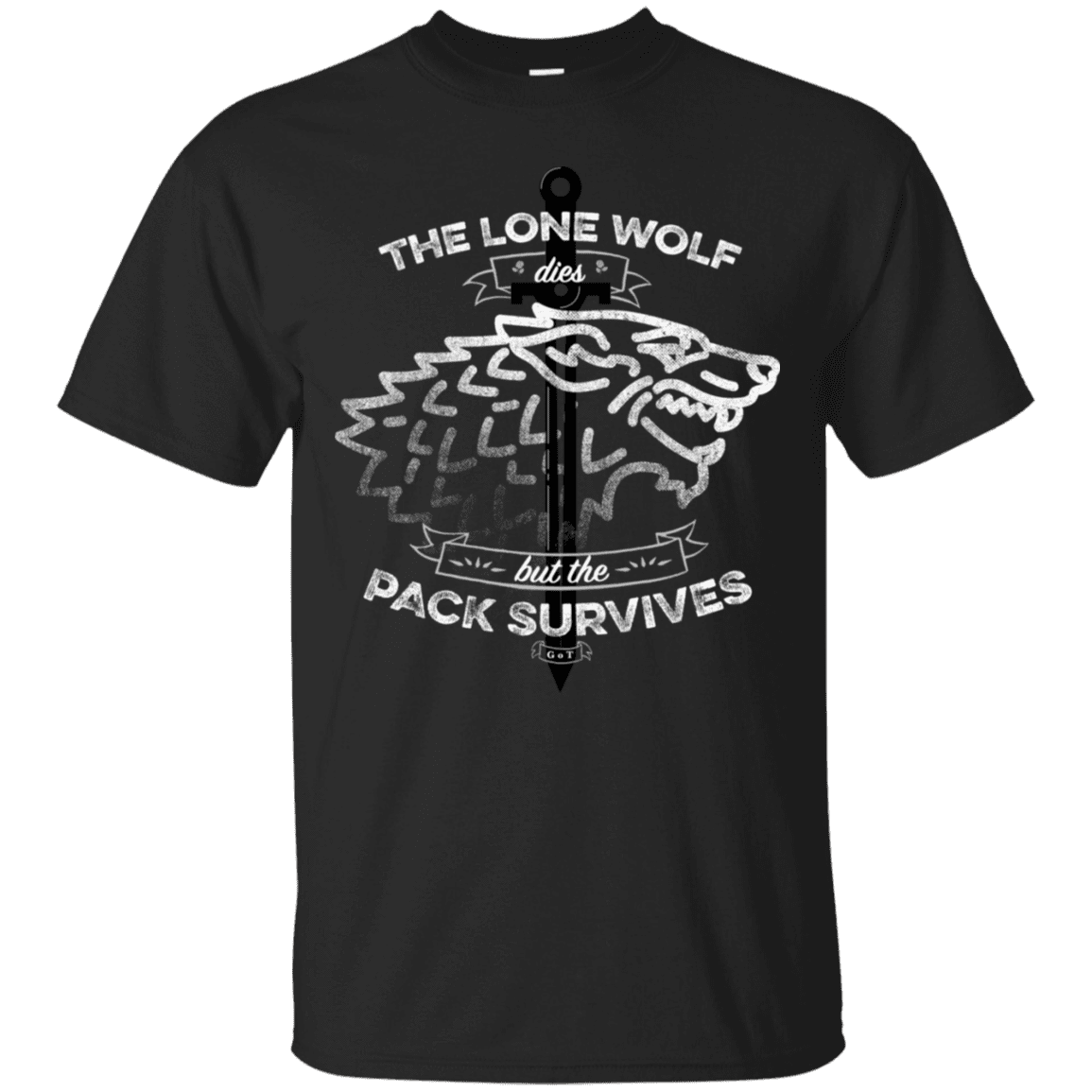 T-Shirts Black / S The Lone Wolf T-Shirt