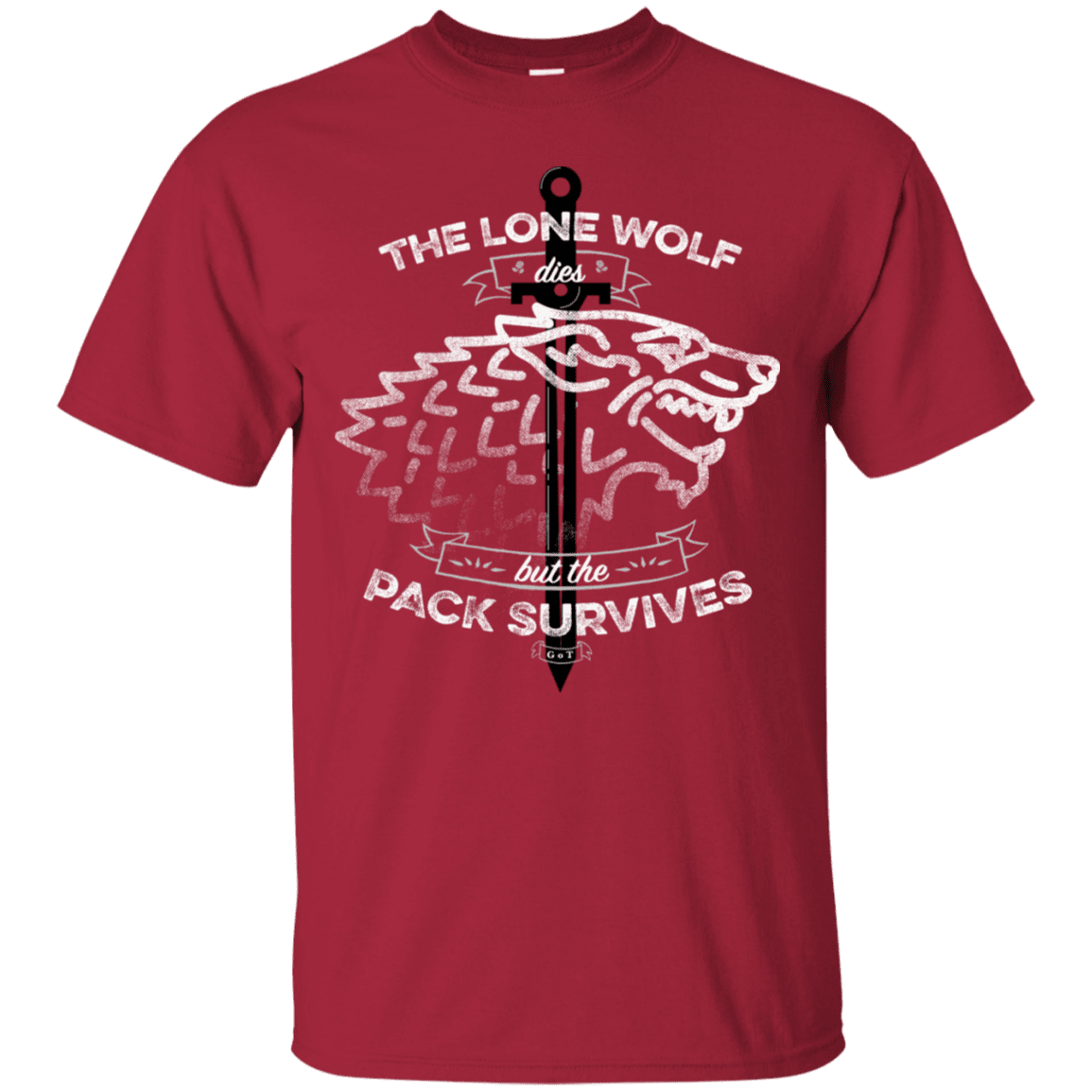 T-Shirts Cardinal / S The Lone Wolf T-Shirt