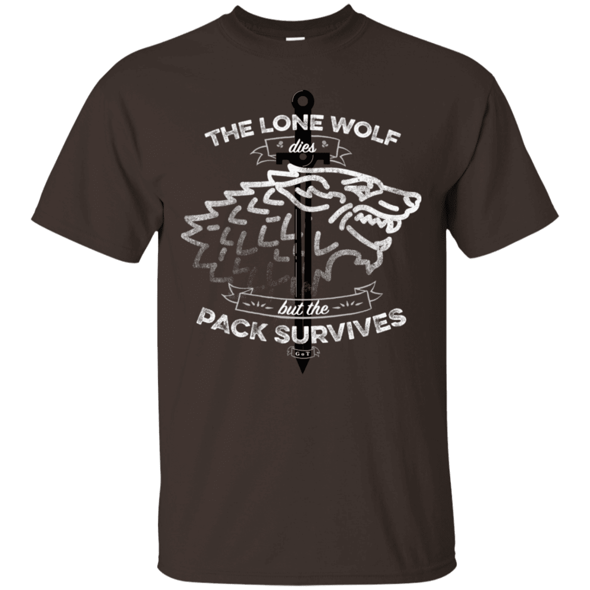 T-Shirts Dark Chocolate / S The Lone Wolf T-Shirt