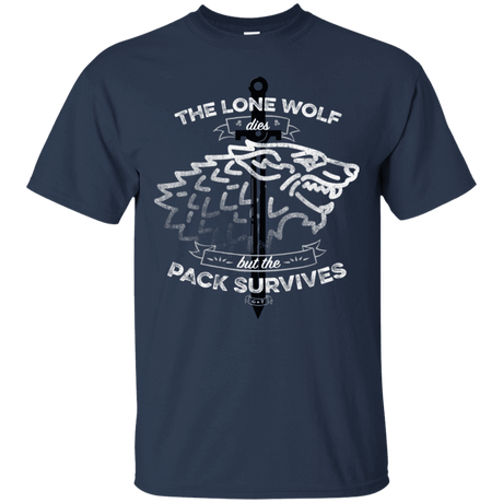 T-Shirts Navy / S The Lone Wolf T-Shirt