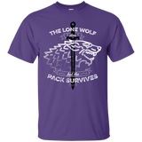 T-Shirts Purple / S The Lone Wolf T-Shirt