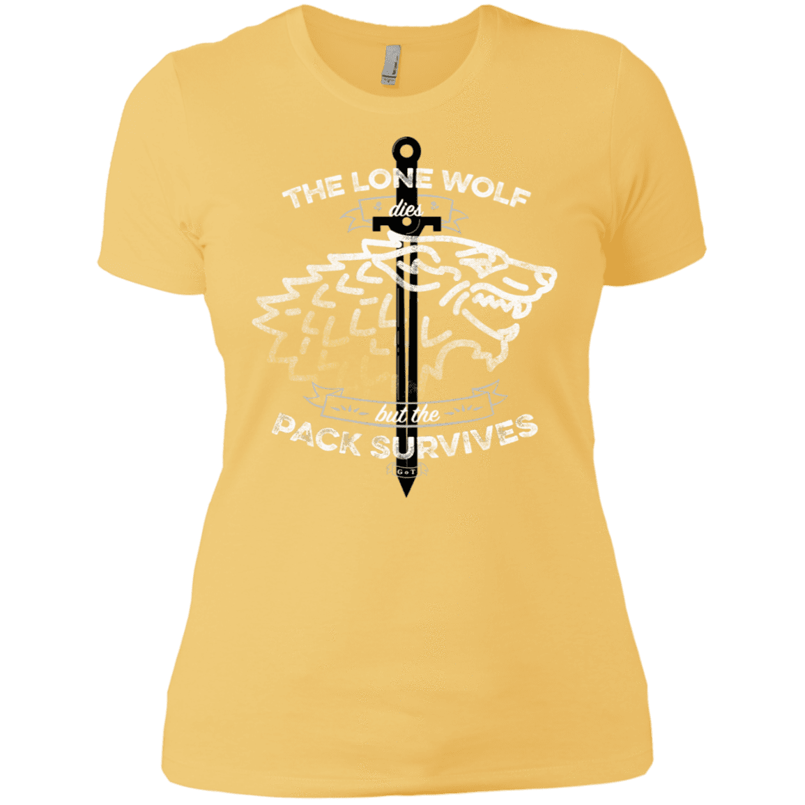 T-Shirts Banana Cream/ / X-Small The Lone Wolf Women's Premium T-Shirt