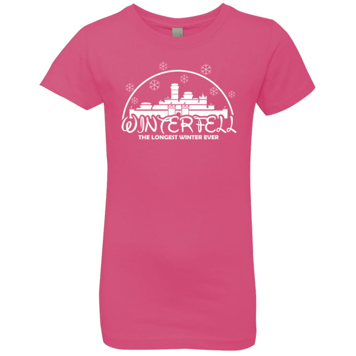 T-Shirts Hot Pink / YXS The longest winter Girls Premium T-Shirt