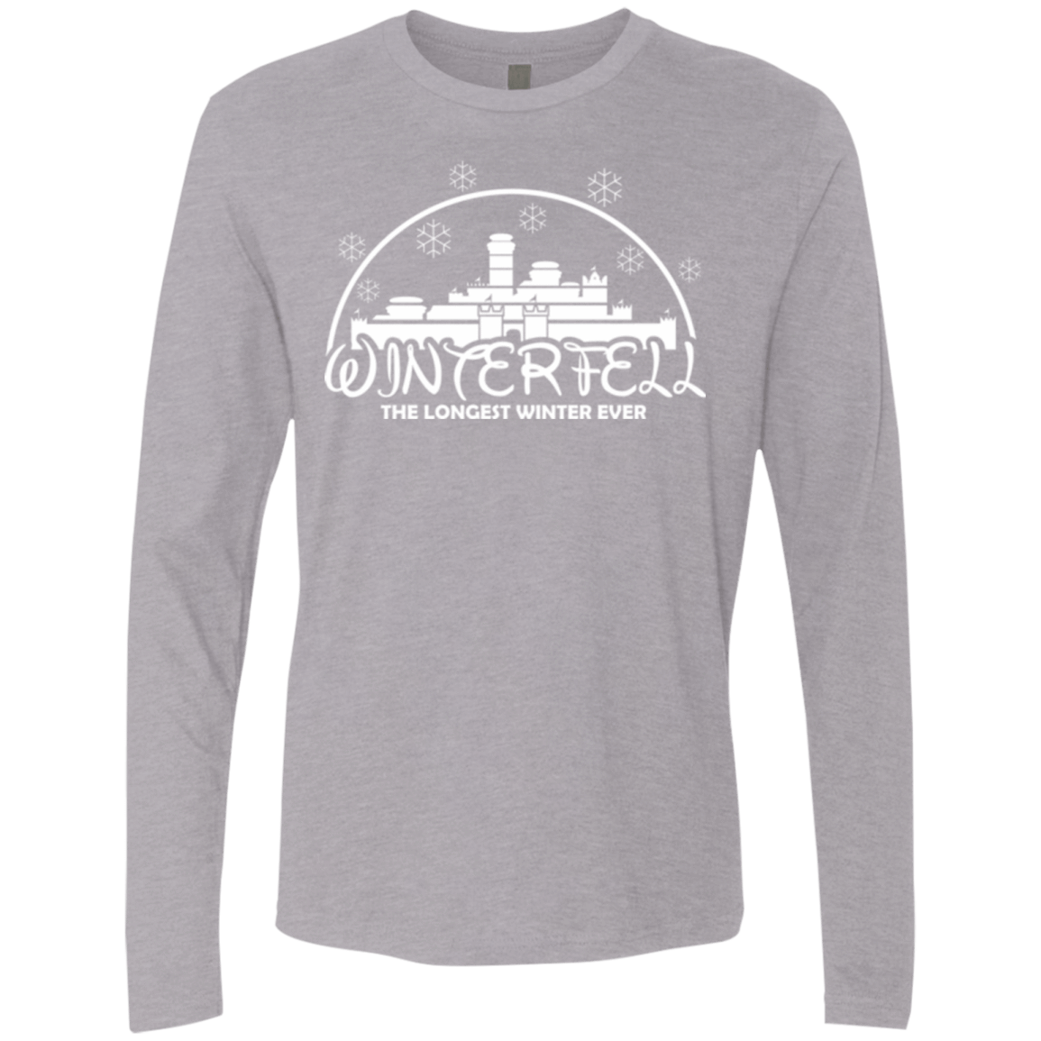 T-Shirts Heather Grey / Small The longest winter Men's Premium Long Sleeve