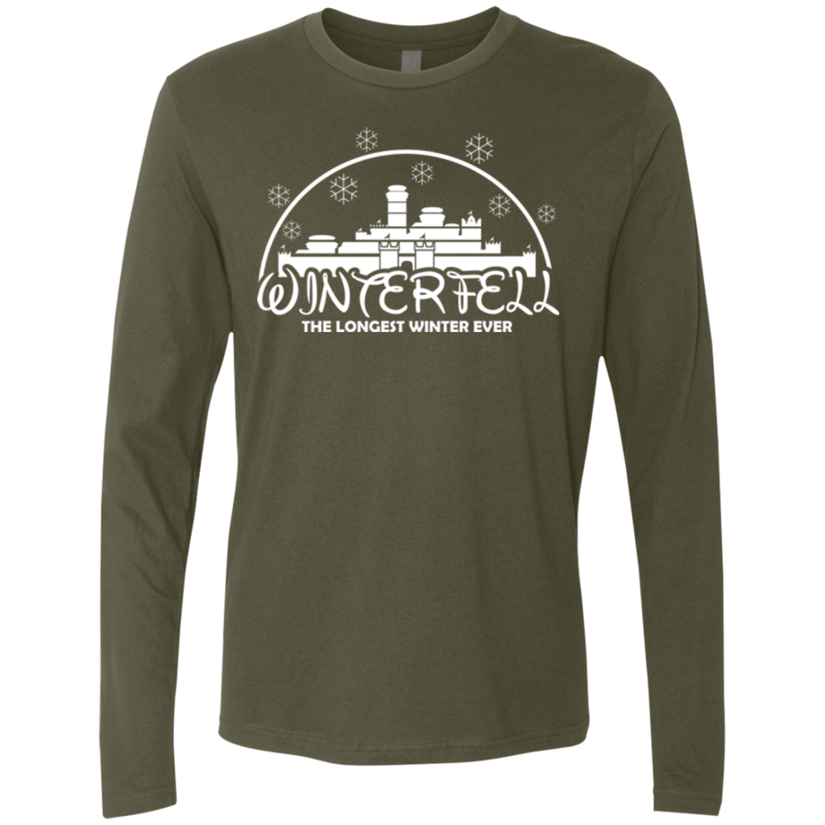 T-Shirts Military Green / Small The longest winter Men's Premium Long Sleeve