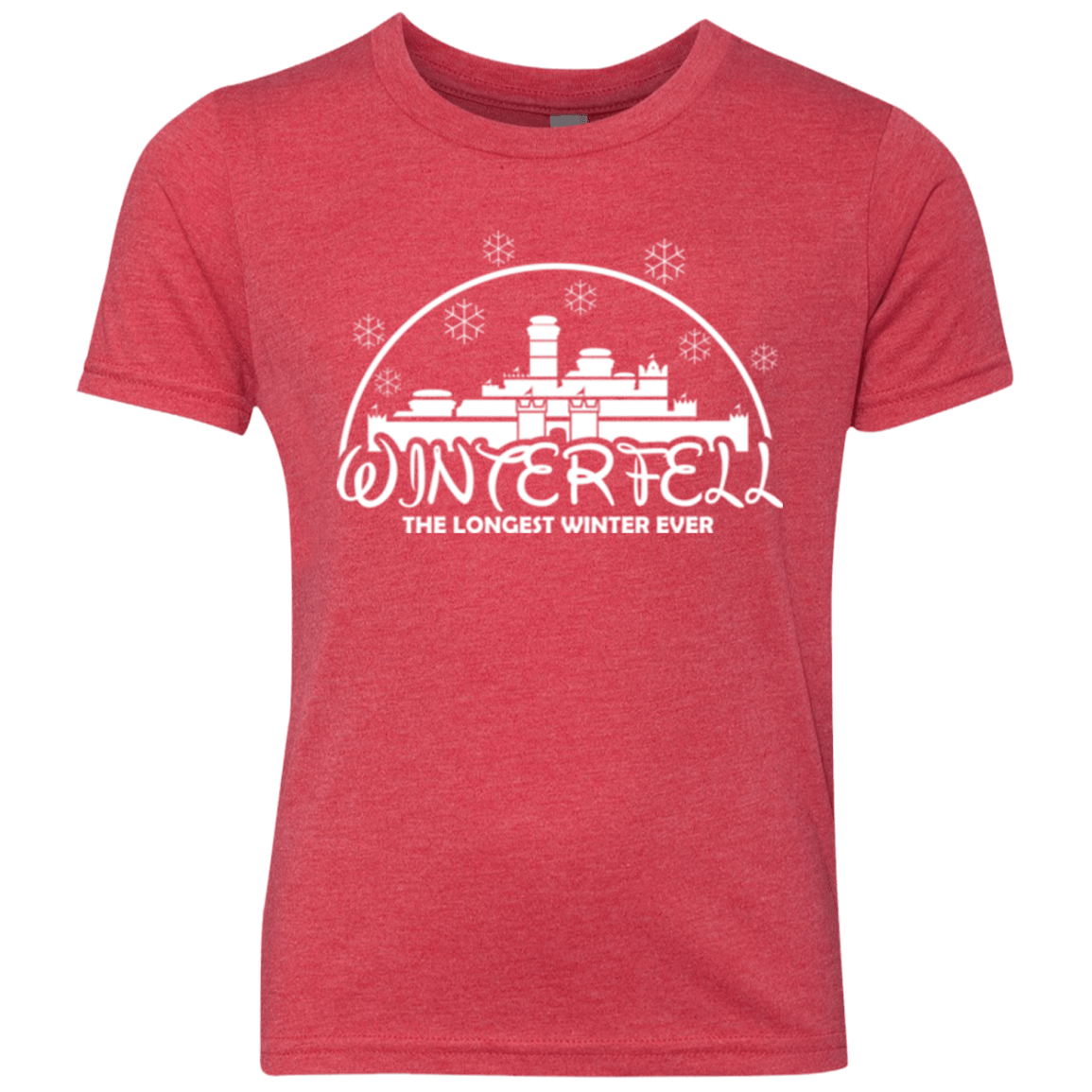 T-Shirts Vintage Red / YXS The longest winter Youth Triblend T-Shirt