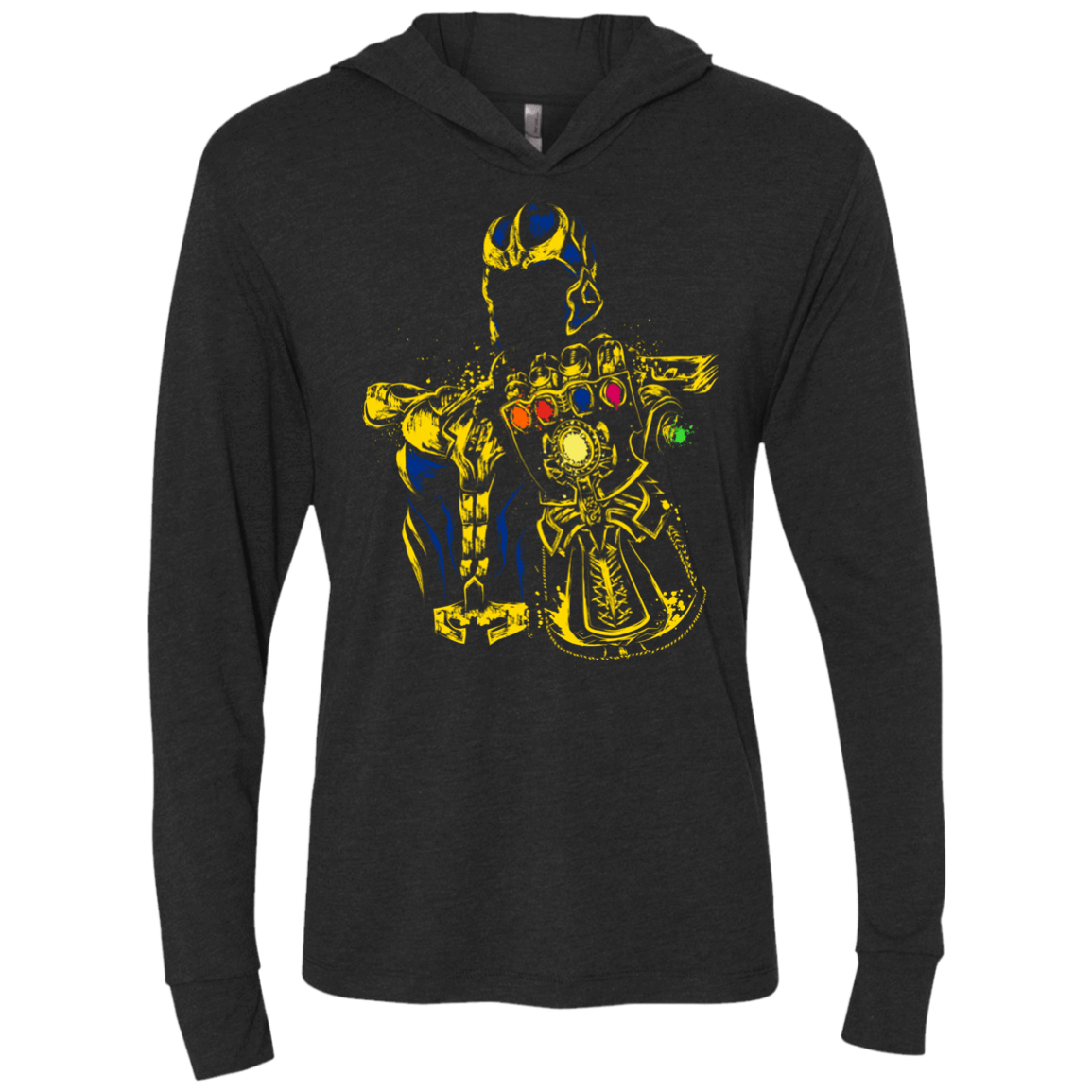 T-Shirts Vintage Black / X-Small The Mad Titan Triblend Long Sleeve Hoodie Tee