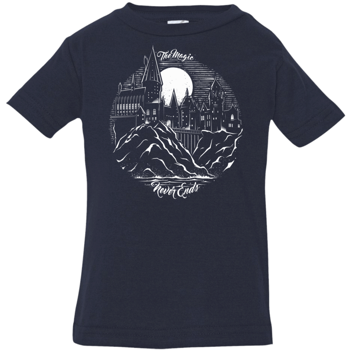 T-Shirts Navy / 6 Months The Magic Never Ends Infant Premium T-Shirt