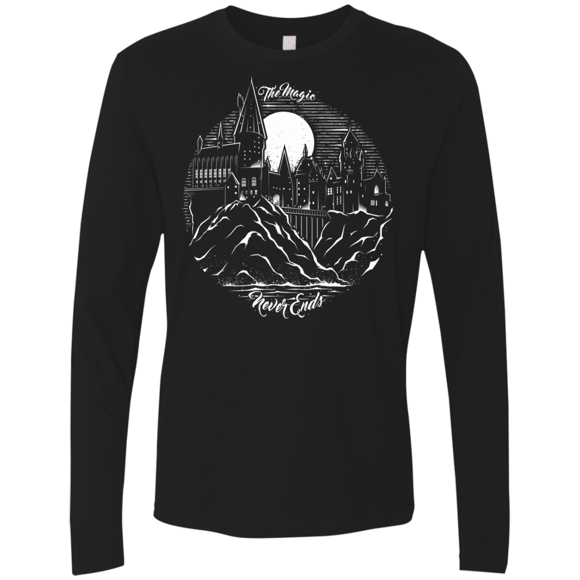 T-Shirts Black / Small The Magic Never Ends Men's Premium Long Sleeve
