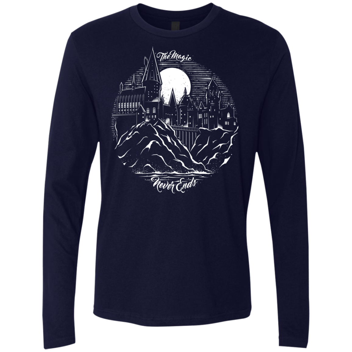 T-Shirts Midnight Navy / Small The Magic Never Ends Men's Premium Long Sleeve