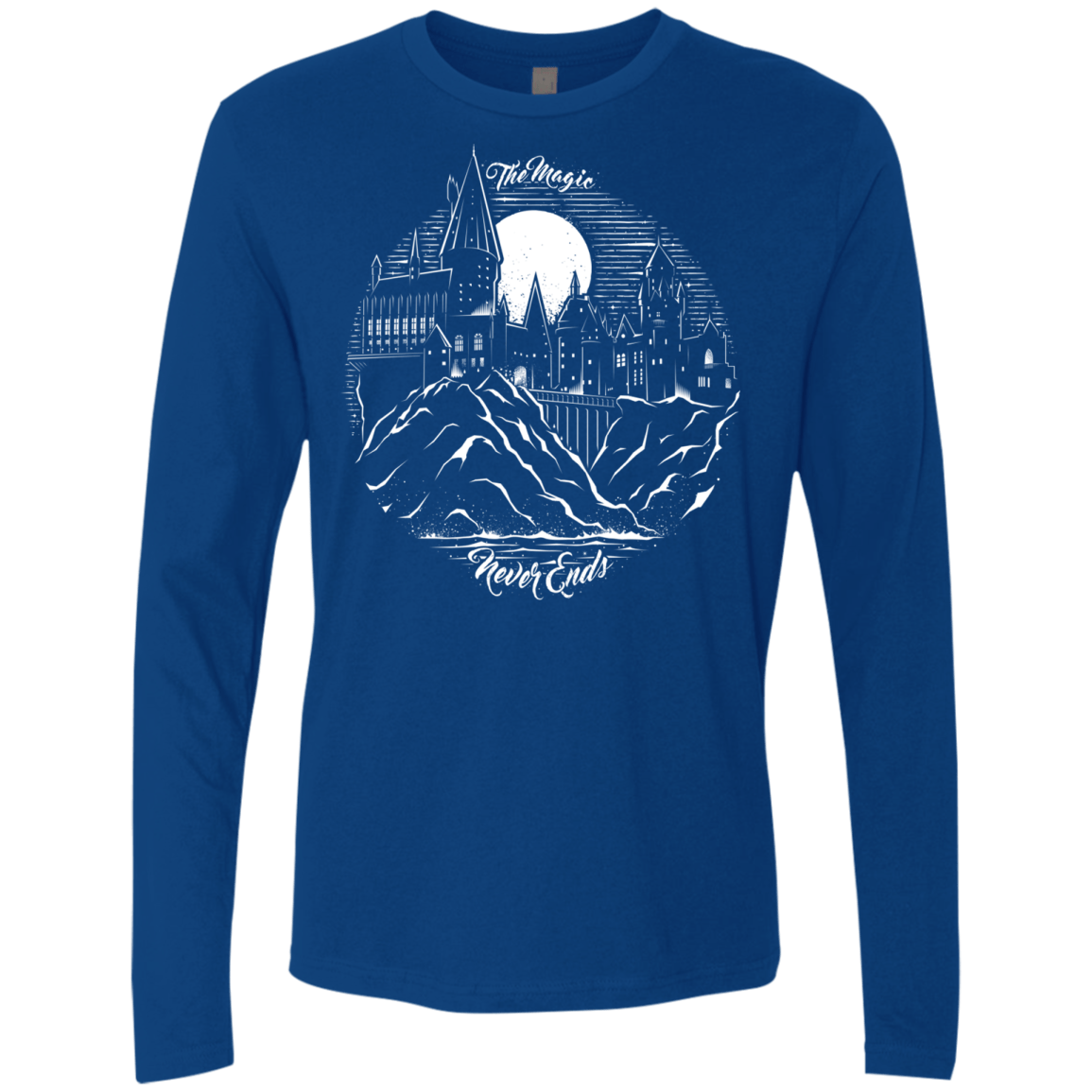 T-Shirts Royal / Small The Magic Never Ends Men's Premium Long Sleeve