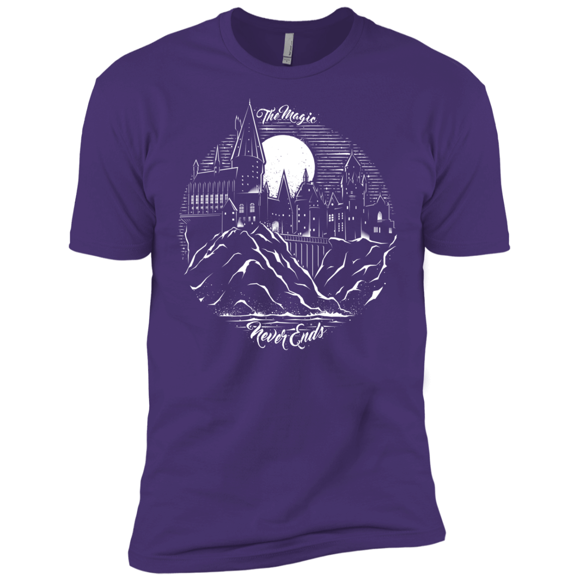 T-Shirts Purple Rush/ / X-Small The Magic Never Ends Men's Premium T-Shirt