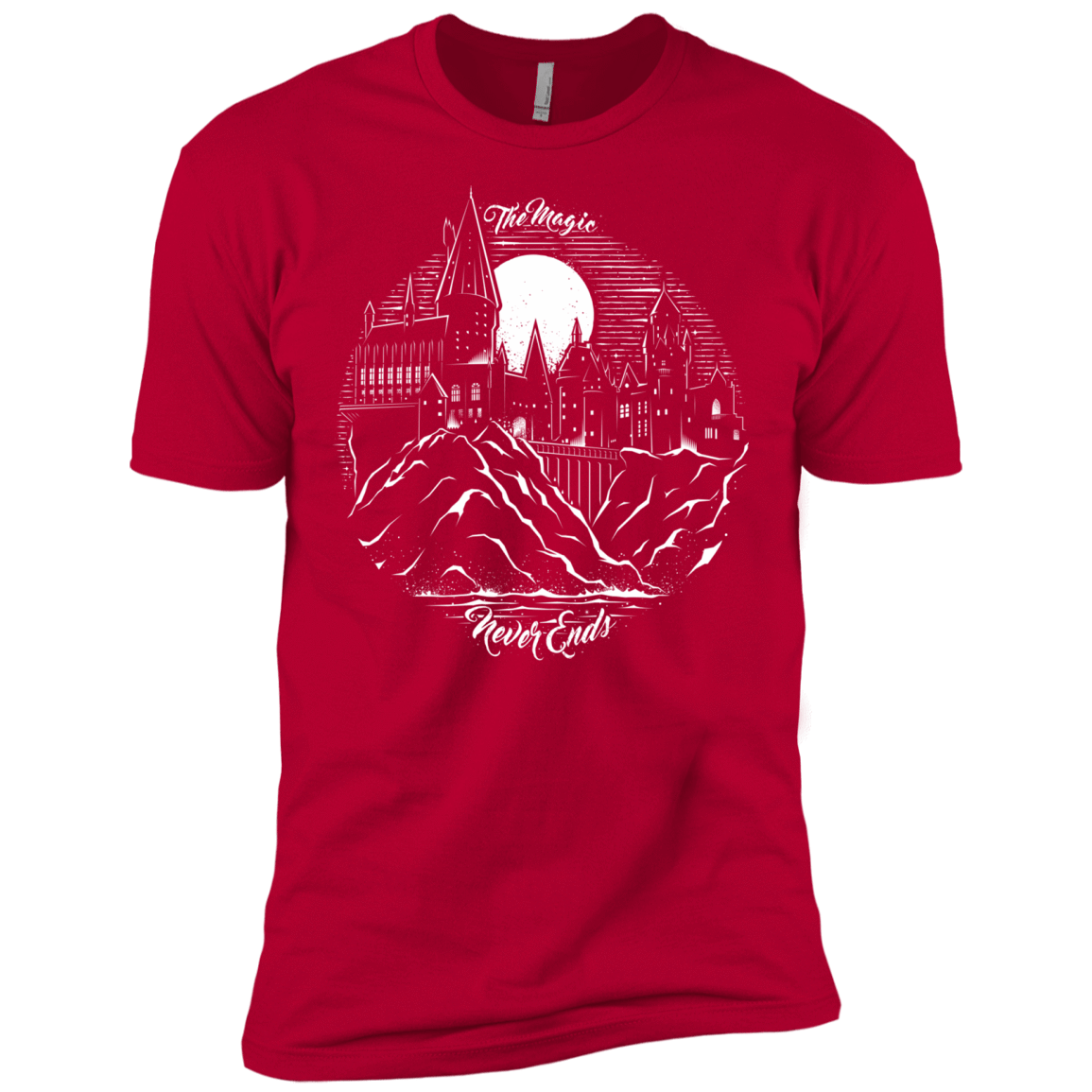 T-Shirts Red / X-Small The Magic Never Ends Men's Premium T-Shirt