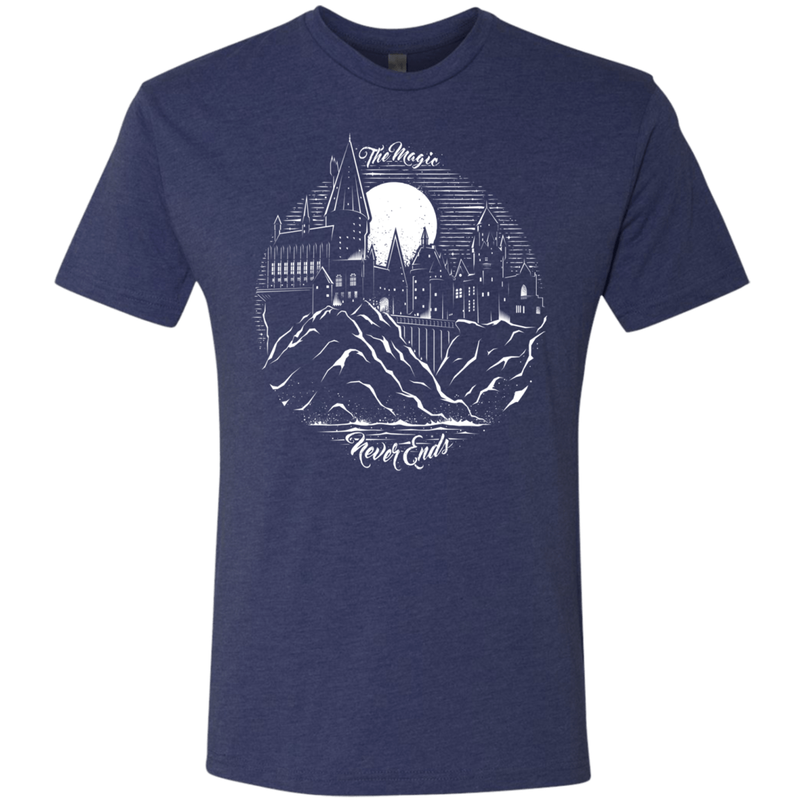 T-Shirts Vintage Navy / Small The Magic Never Ends Men's Triblend T-Shirt