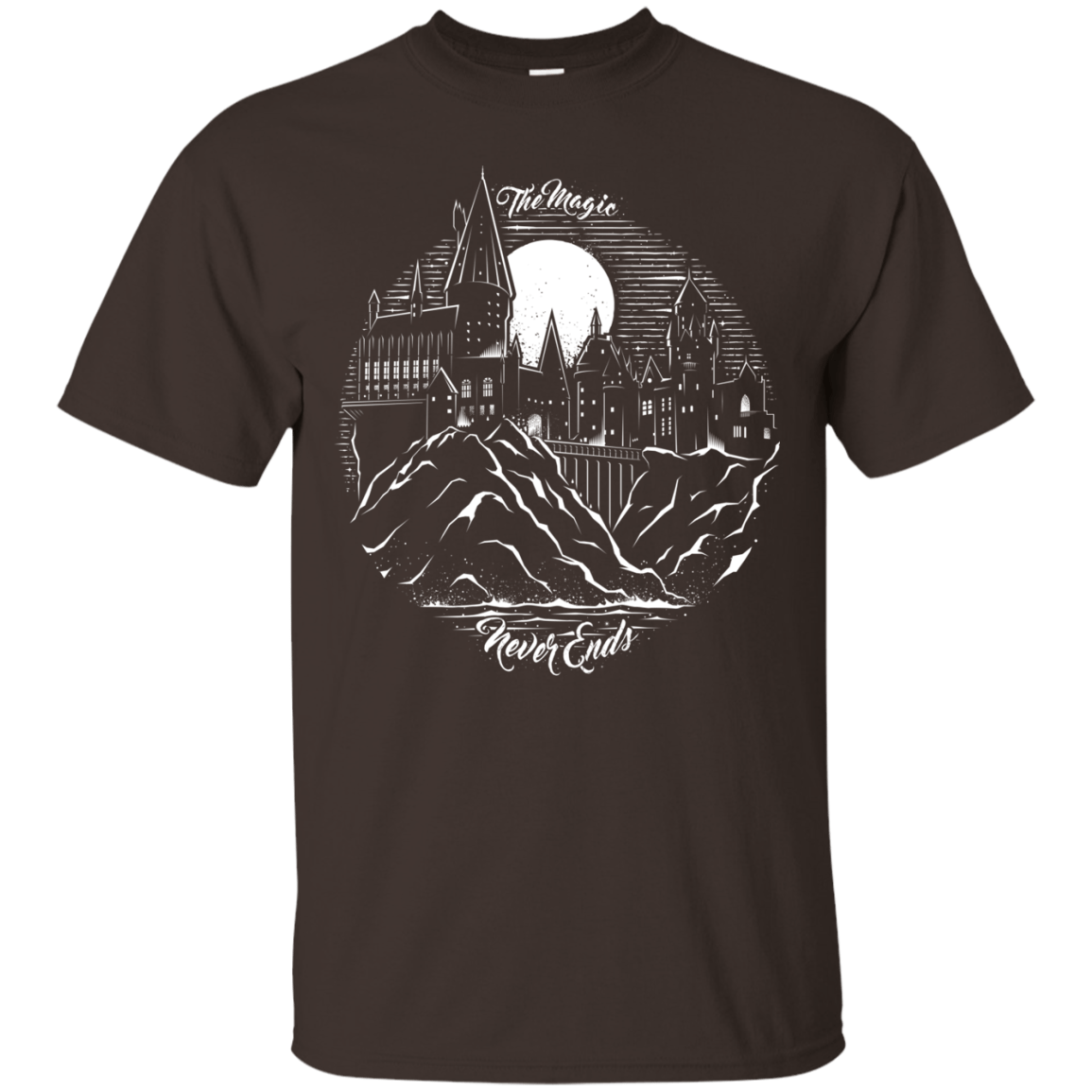 T-Shirts Dark Chocolate / Small The Magic Never Ends T-Shirt