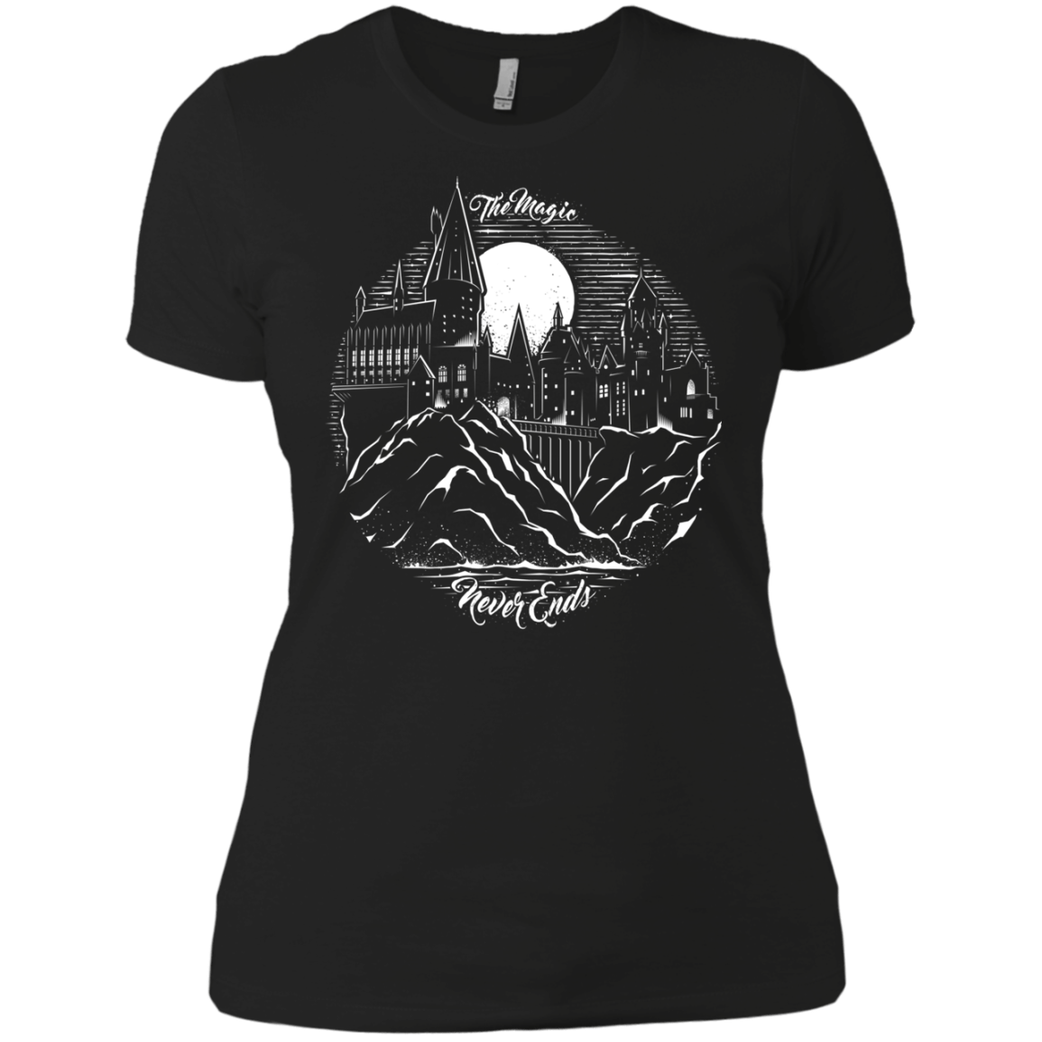 T-Shirts Black / X-Small The Magic Never Ends Women's Premium T-Shirt